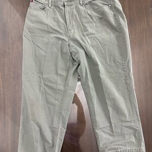 EUC Tommy Hilfiger Olive Jeans